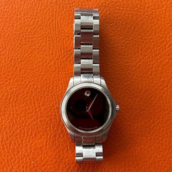Movado Junior Sport 84 E3 1840 Stainless Steel Ladies Watch - Picture 1 of 10